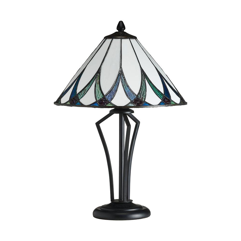 oaks allanton medium tiffany table lamp Living Room Image