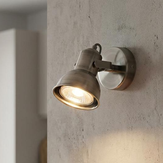 Oaks Romore Antique Chrome Finish Single Spotlight