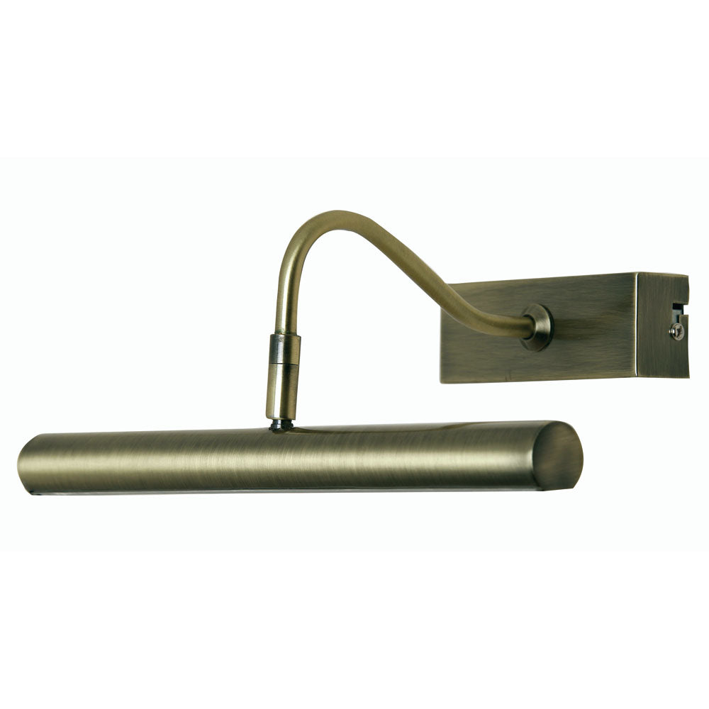 Oaks LED (Warm White) Picture Light Antique Brass-OPEN-BOX-50-240626