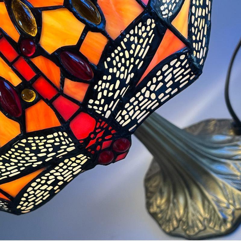 tangerine tiffany lamps
