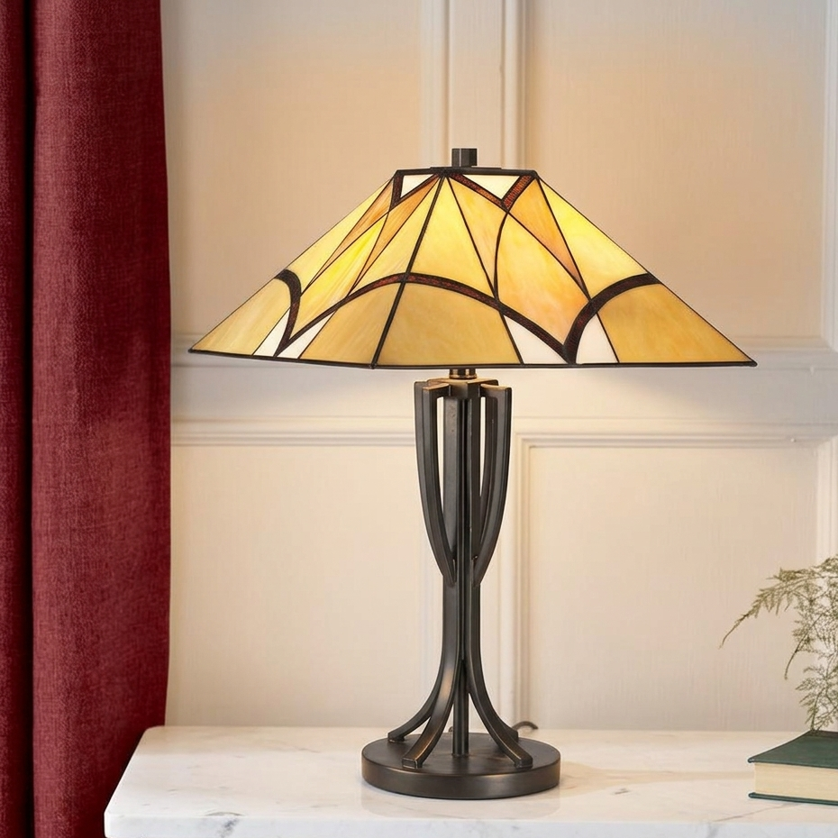 Oaks Portia Tiffany Table Lamp