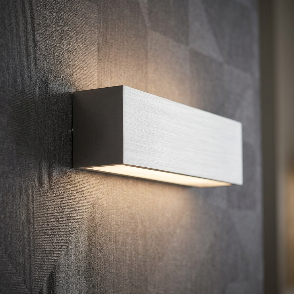 Shale 1 Light Brushed Chrome & Frosted Glass Wall Light-warehouse-180926