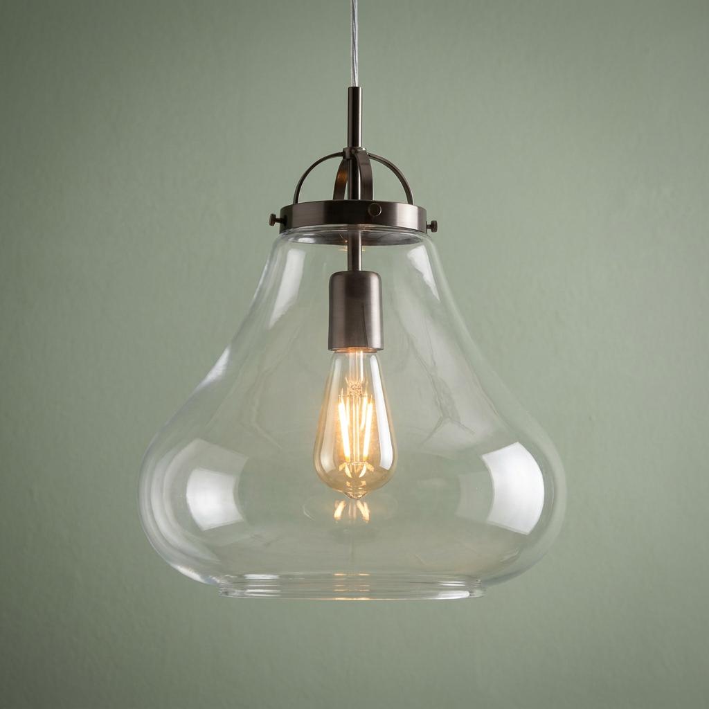 Turua Antique Chrome Ceiling Lantern 1 Light-OPEN-BOX-50-200826
