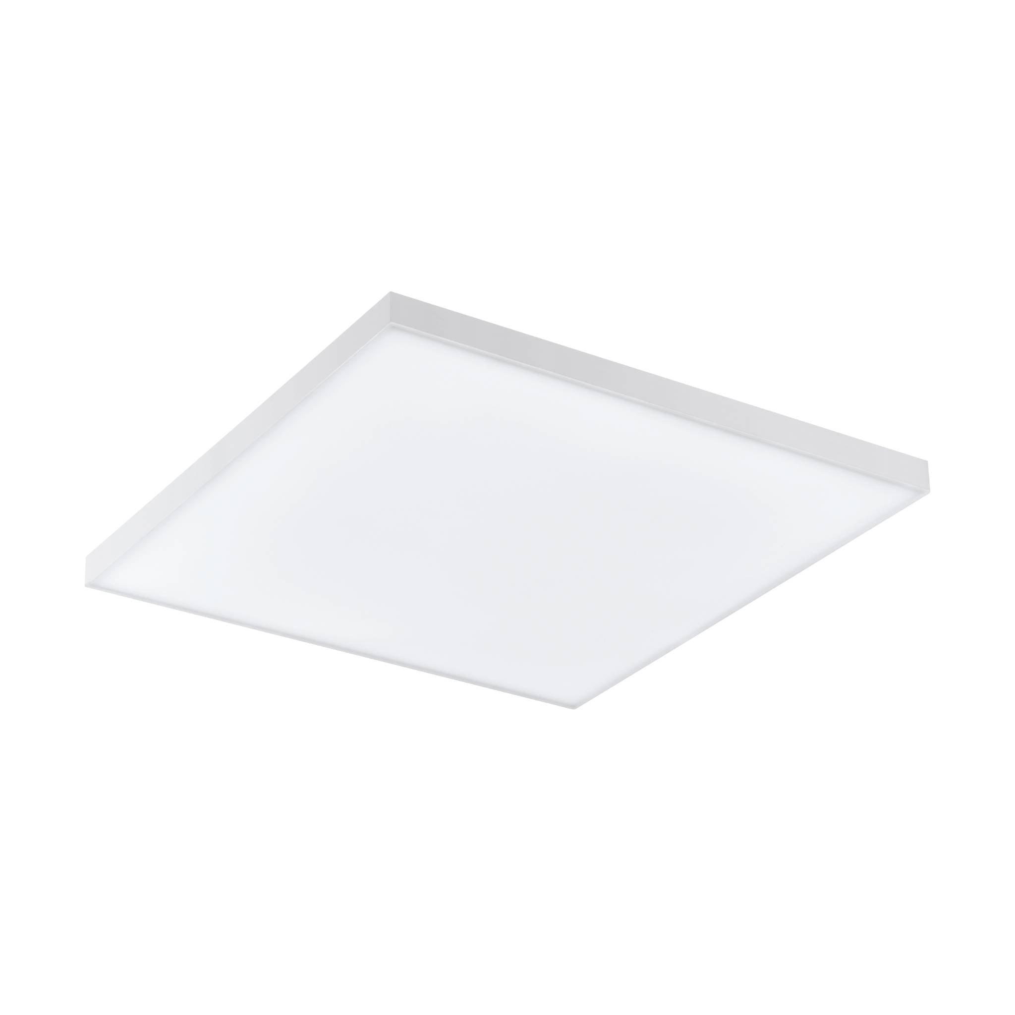 eglo connect turcona z smart square white led ceiling flush 30cm living room image