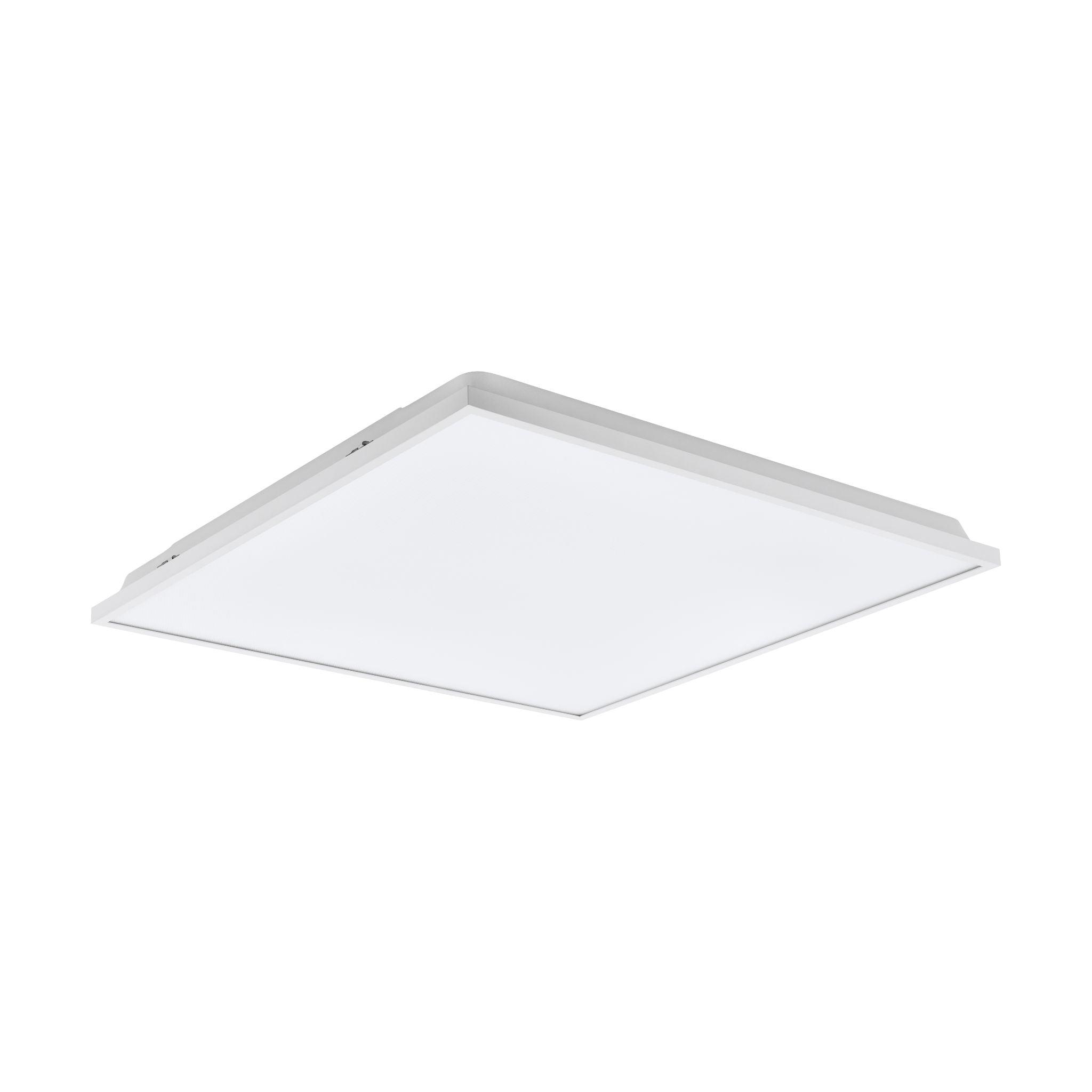 eglo urtebieta white led square panel flush ceiling light