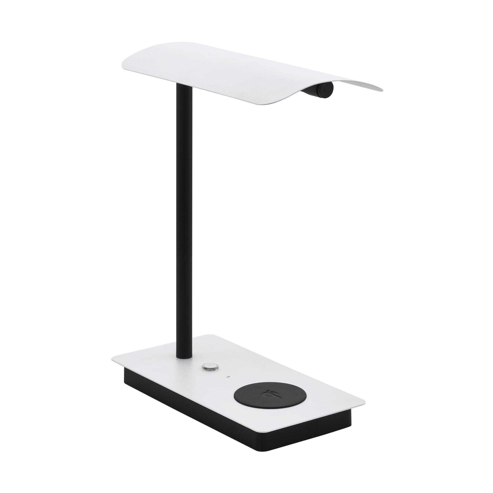 eglo arenaza led black white touch table lamp living room image