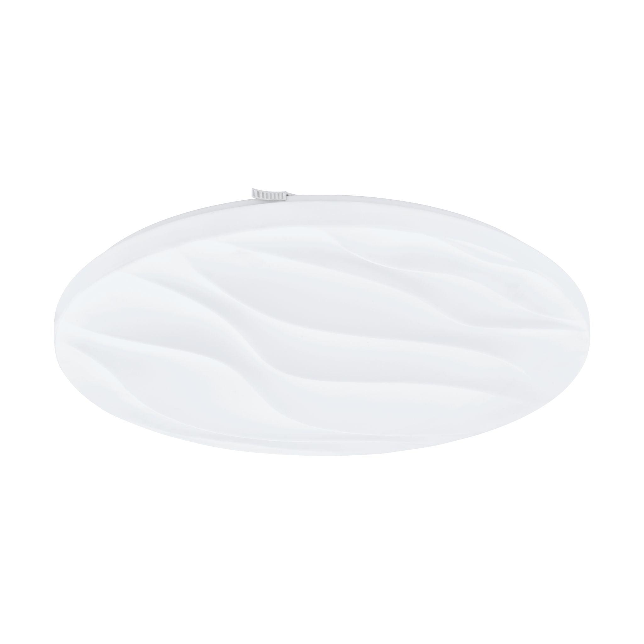 eglo benariba round white led flush ceiling light 44cm Kitchen Lighting Close Up