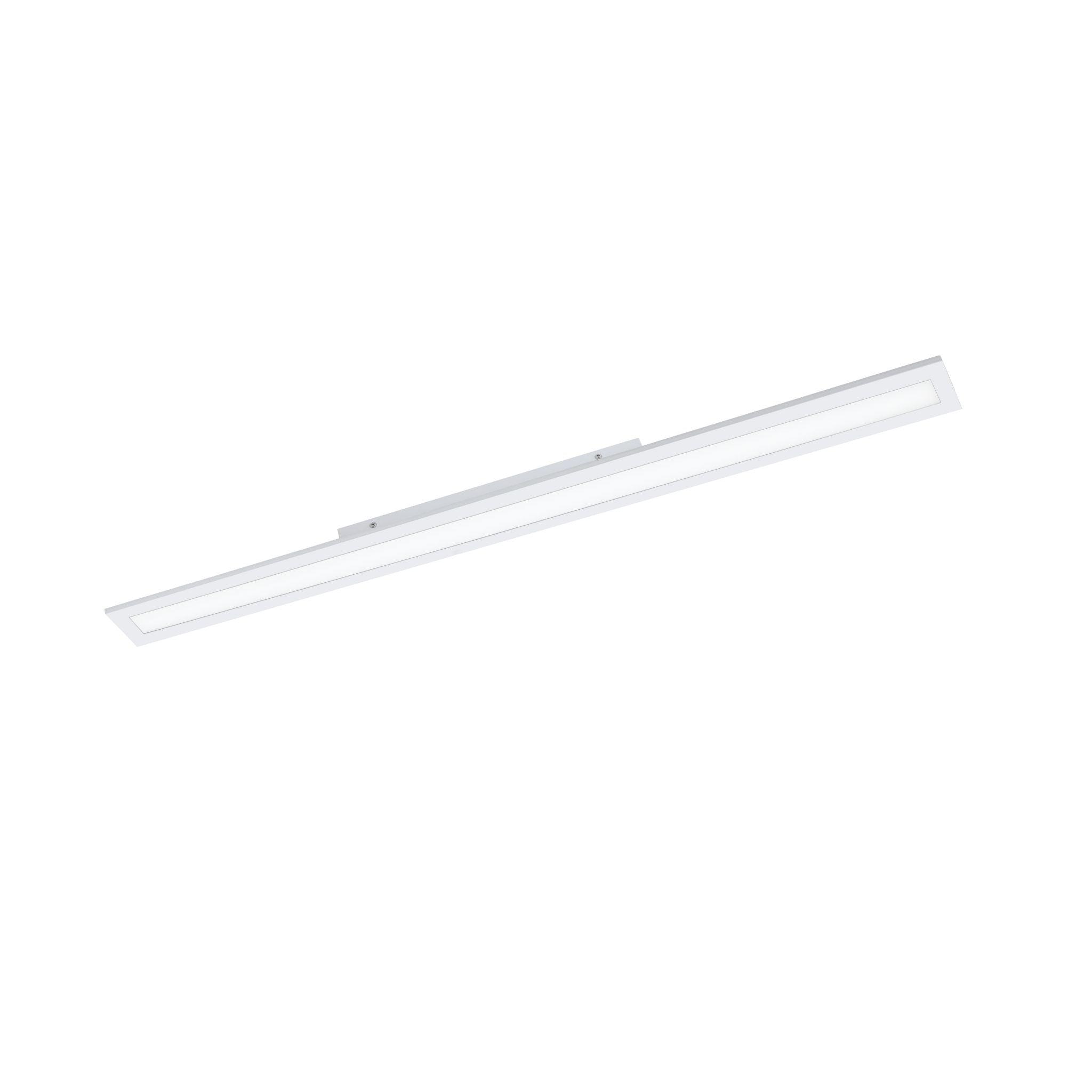 eglo connect salobrena z smart white rectangular led ceiling flush hallway lighting 