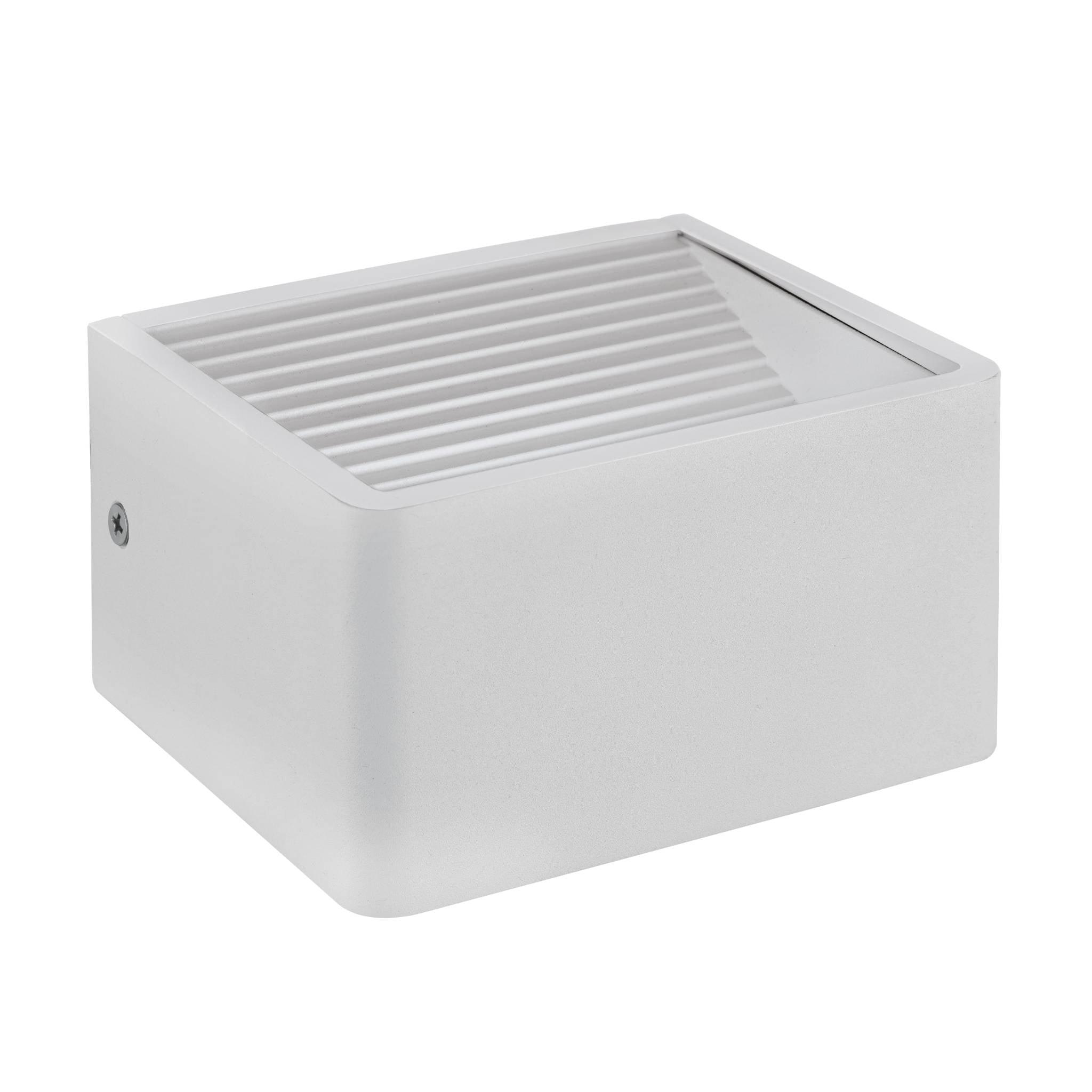 eglo doninni 1 white led outdoor wall light ip55 living room image
