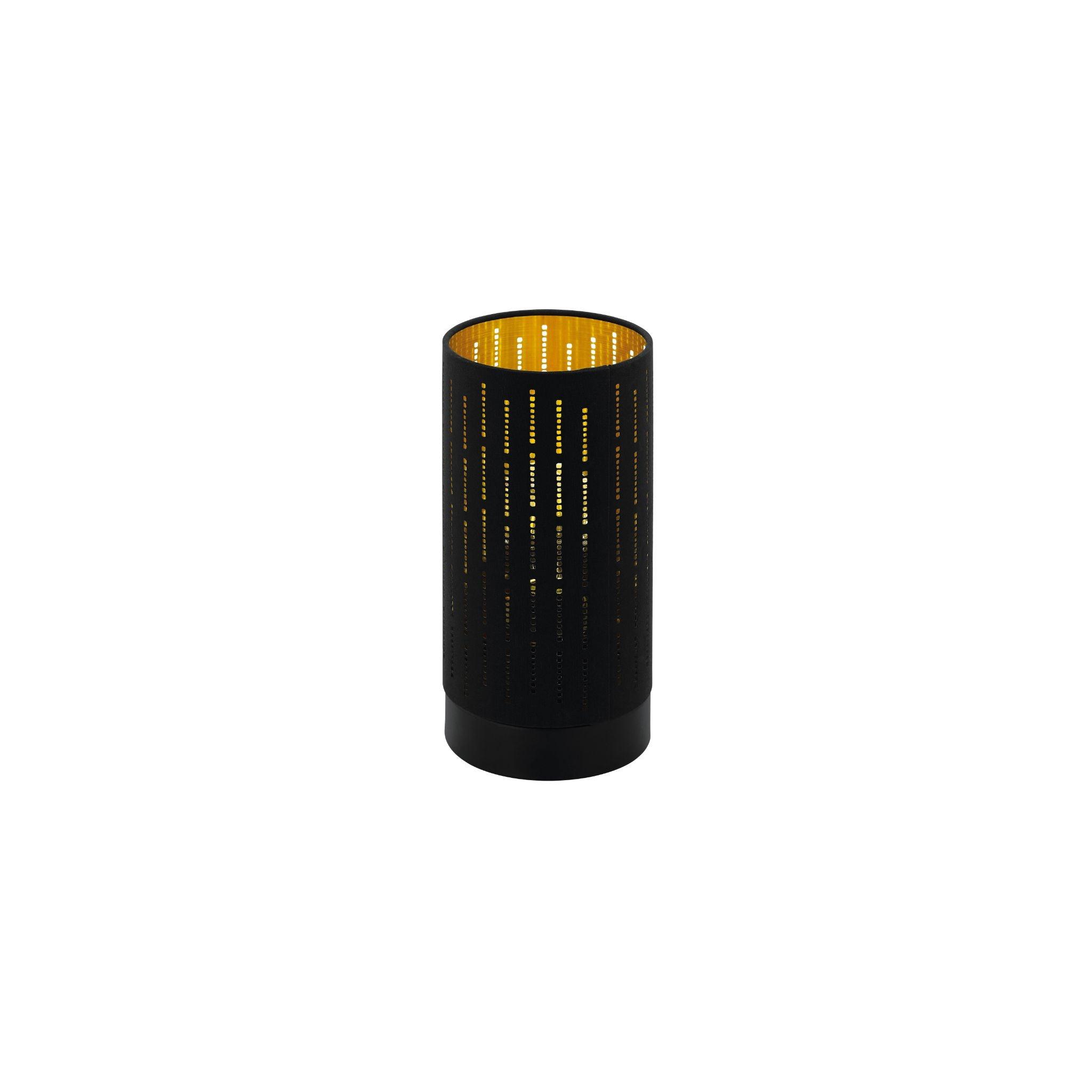 Eglo Varillas Black & Gold Fabric Table Lamp