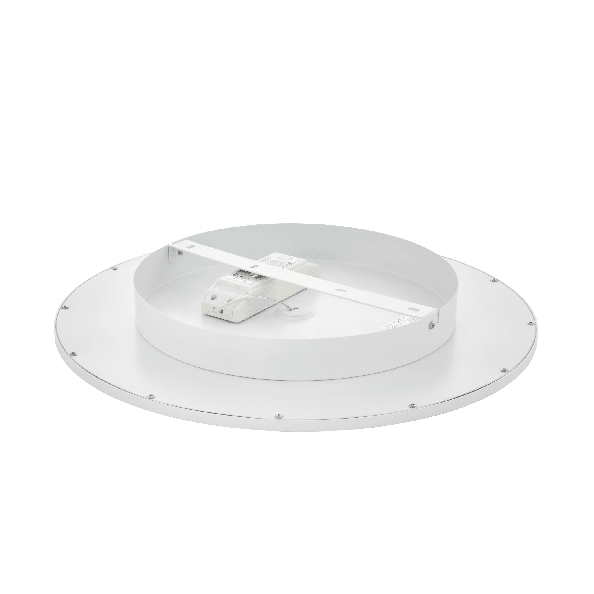 eglo sarsina 45cm white led ceiling flush living room close up
