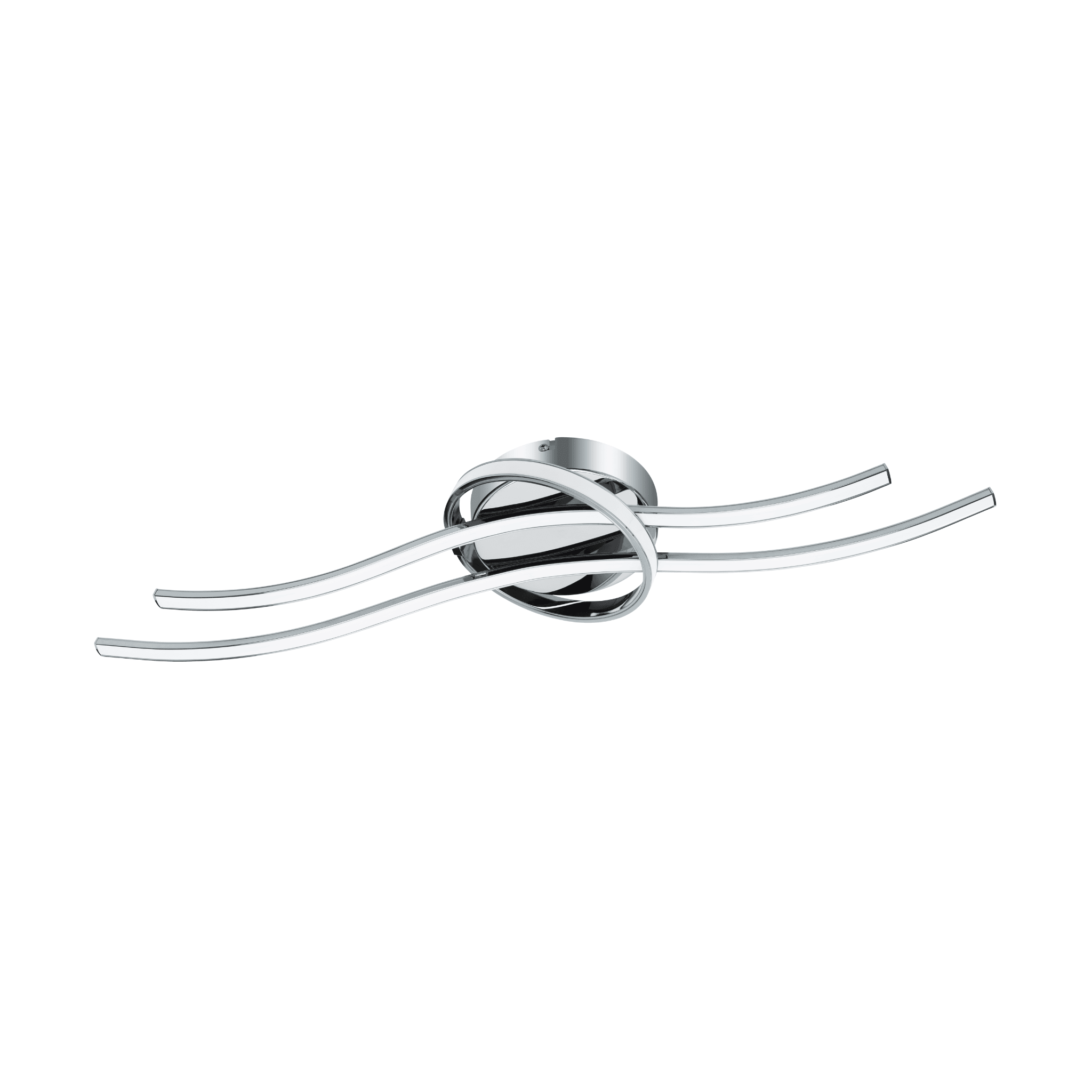 eglo selvina flush chrome led ceiling light living room image