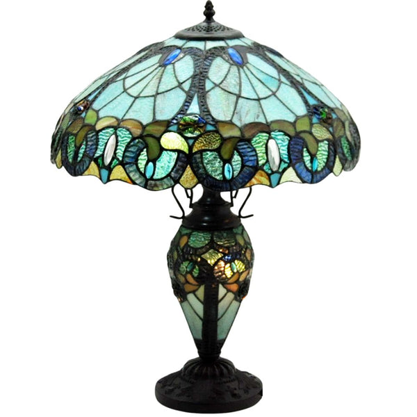 Minster Copeland Double Tiffany Table Lamp