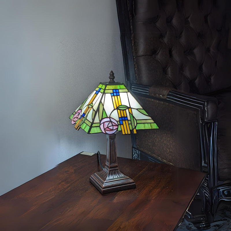 Charles Small Tiffany Bedside Table Lamp