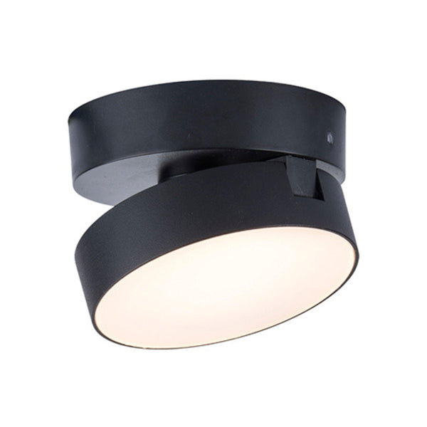 Lutec Stanos Integrated LED Wall or Flush Ceiling Light - Black -Warehouse Clearance Stock