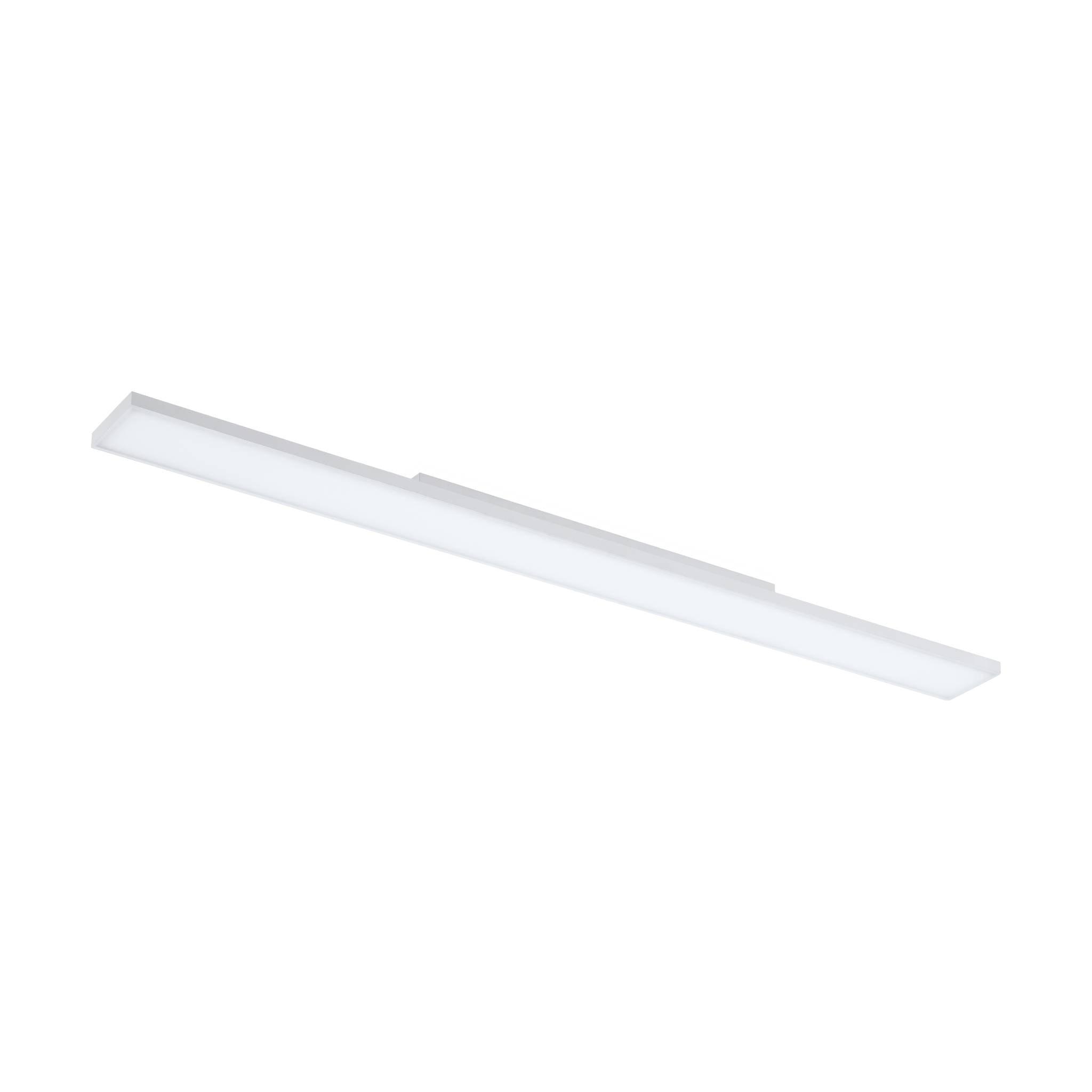 eglo turcona b rectangular white led ceiling flush light living room image