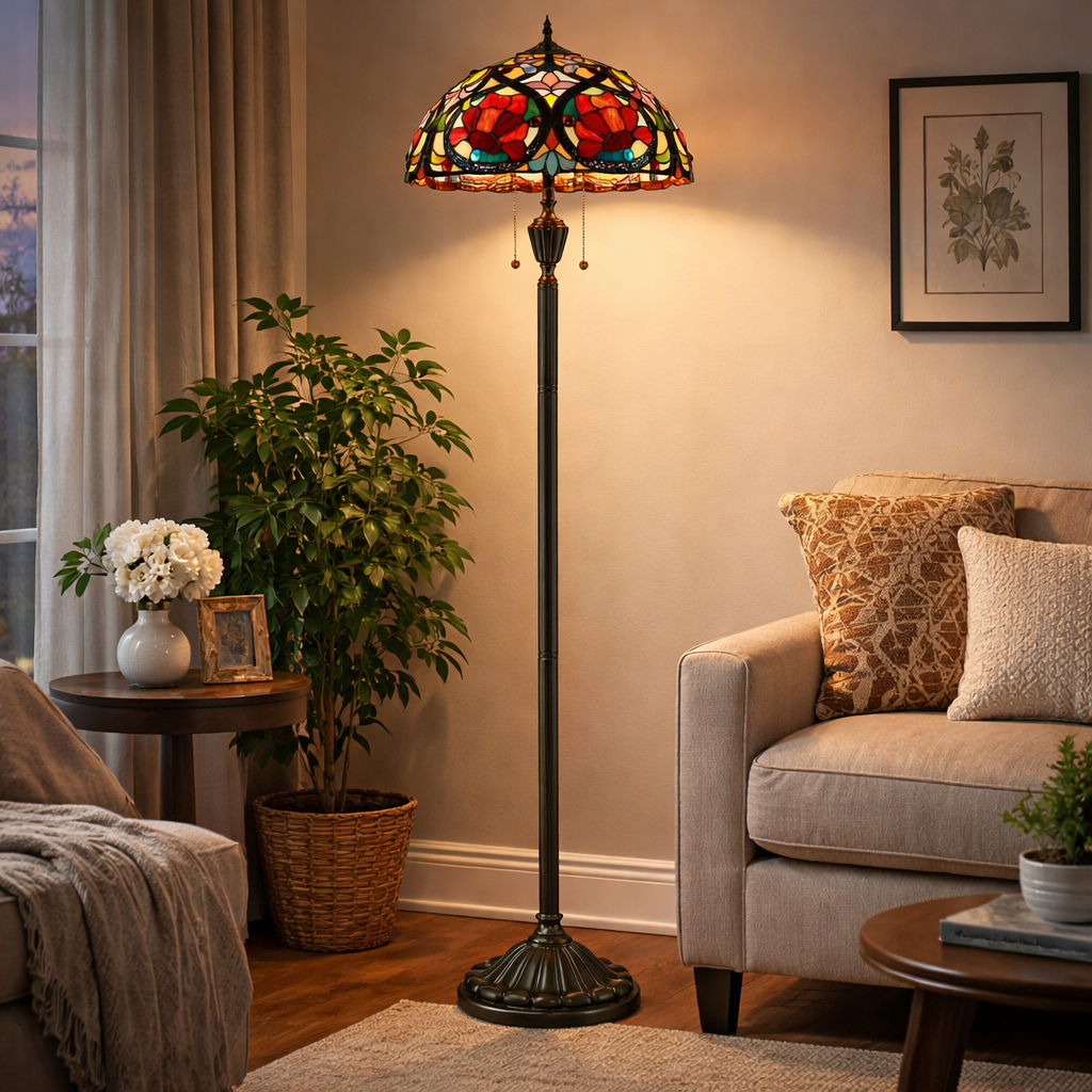Quoizel Larissa Tiffany Floor Lamp