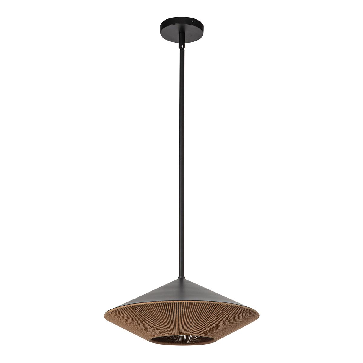 Alora Mood Daphne 1 Light Black Large Pendant