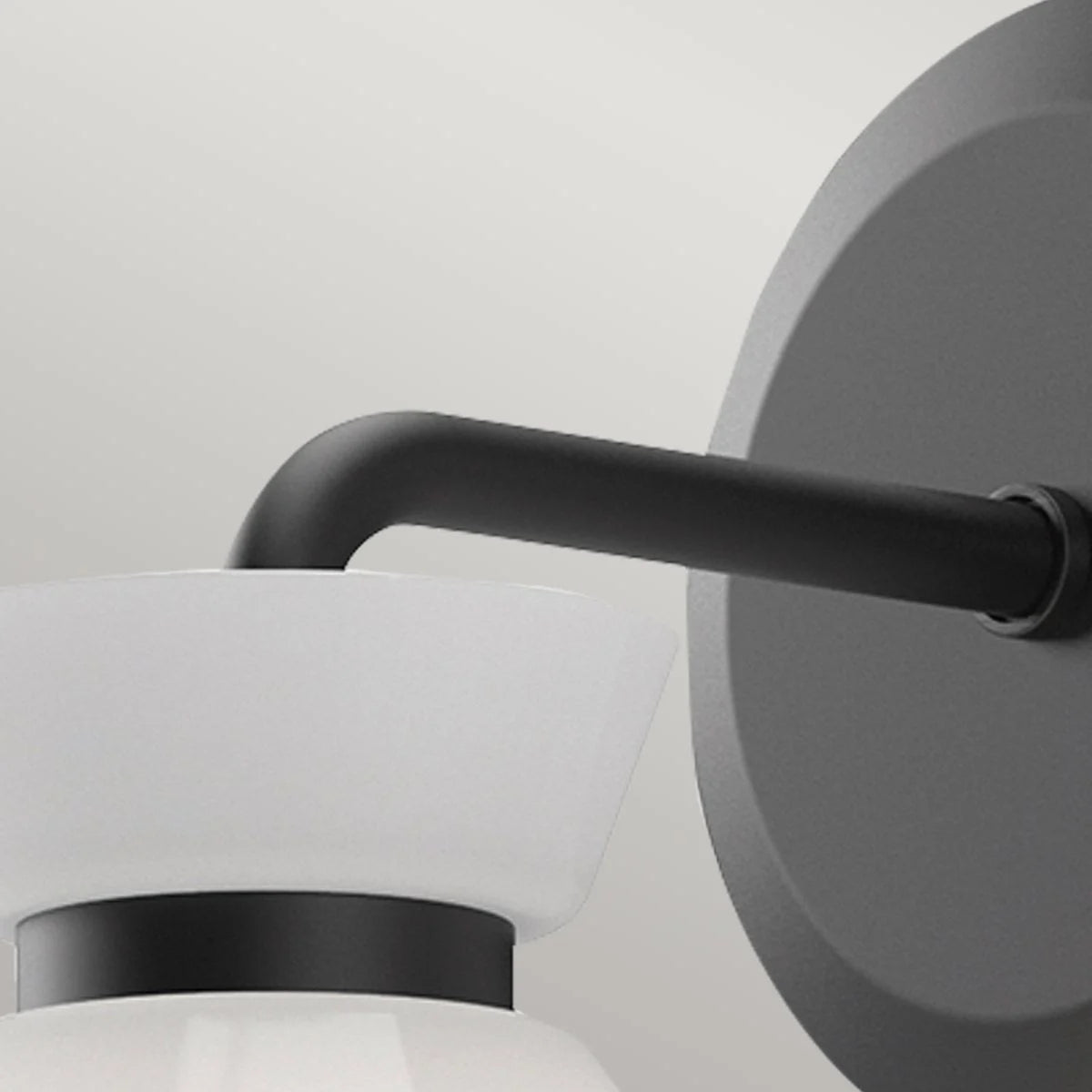 Alora Mood Halston Black Wall Light