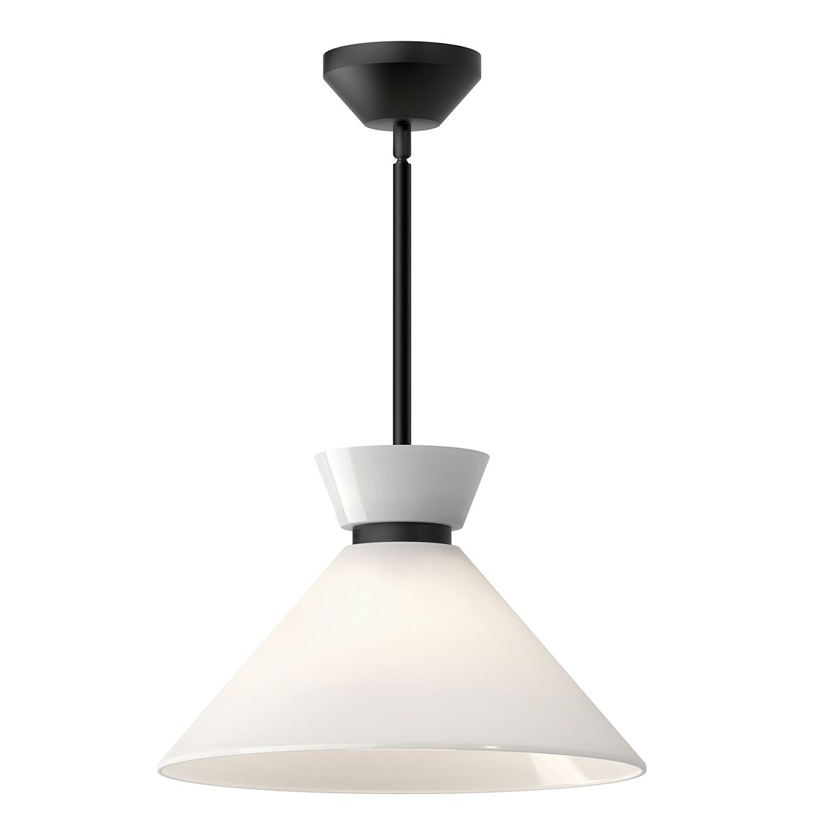 Alora Mood Halston Living Room Black Pendant Light By Elstead Lighting ALM-HALSTON-P-M-BK
