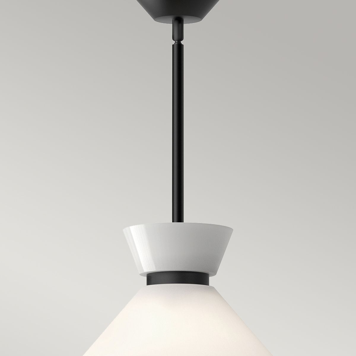 Alora Mood Halston Black Pendant Light