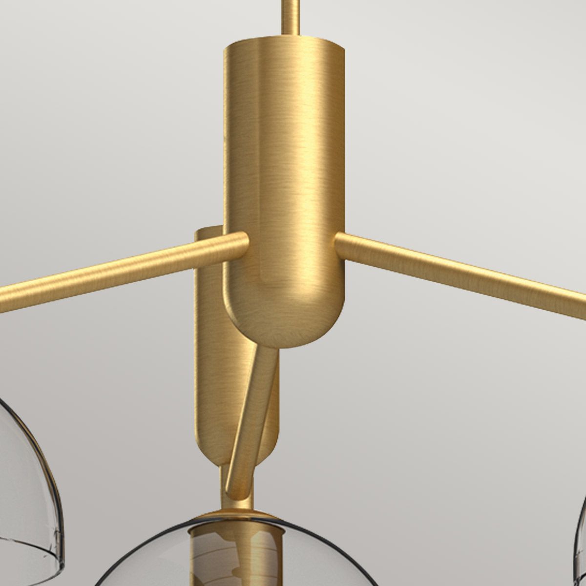 Alora Mood Jude 3 light Gold Chandelier