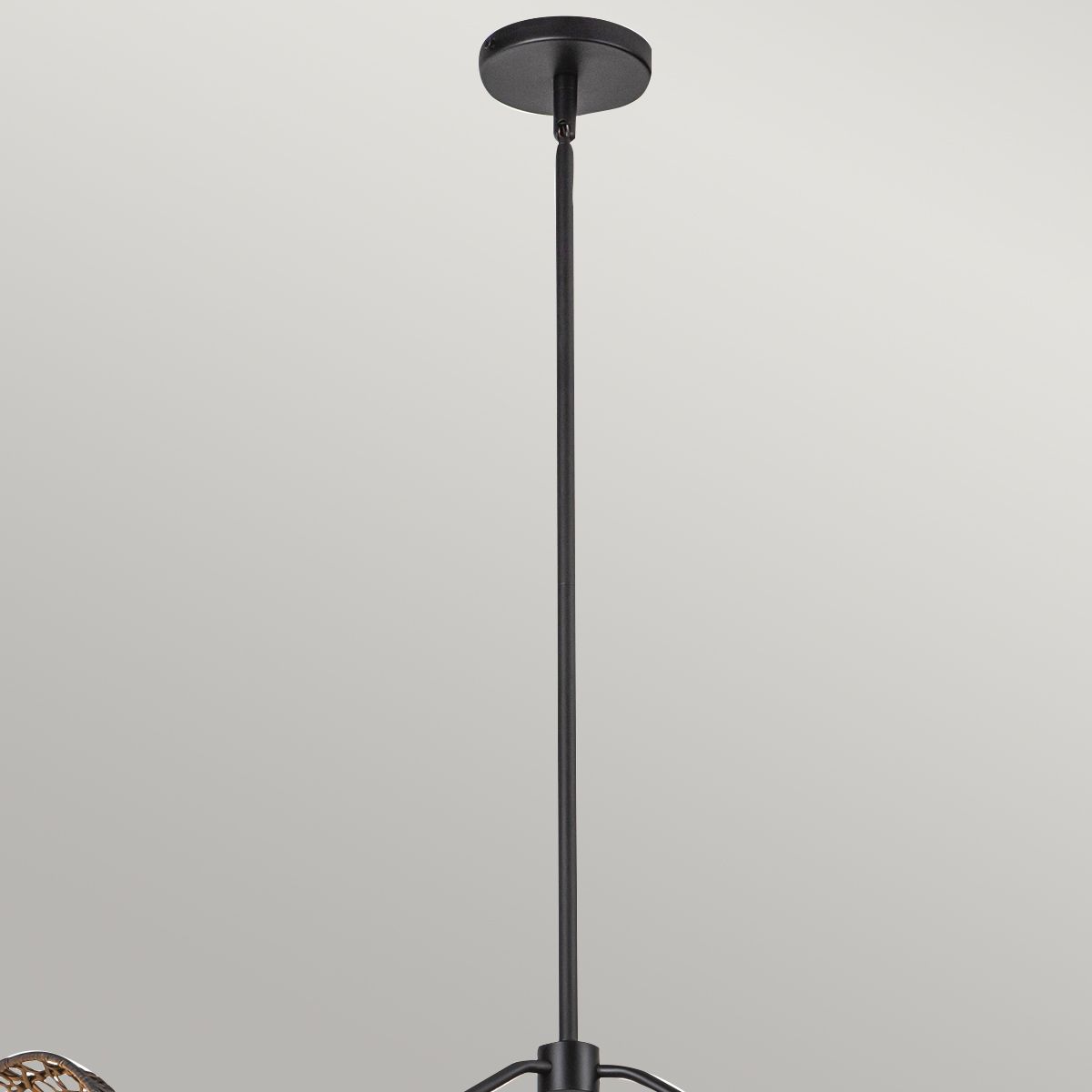 Alora Mood Perth 3 Light Black Chandelier