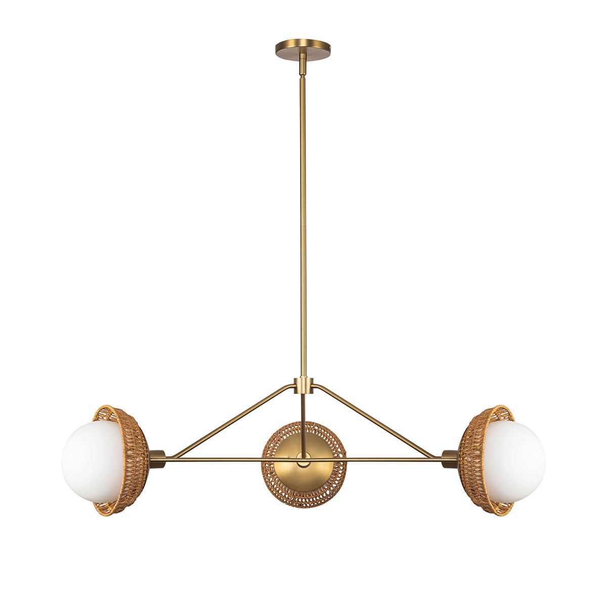Alora Mood Perth 3 Light Gold Chandelier