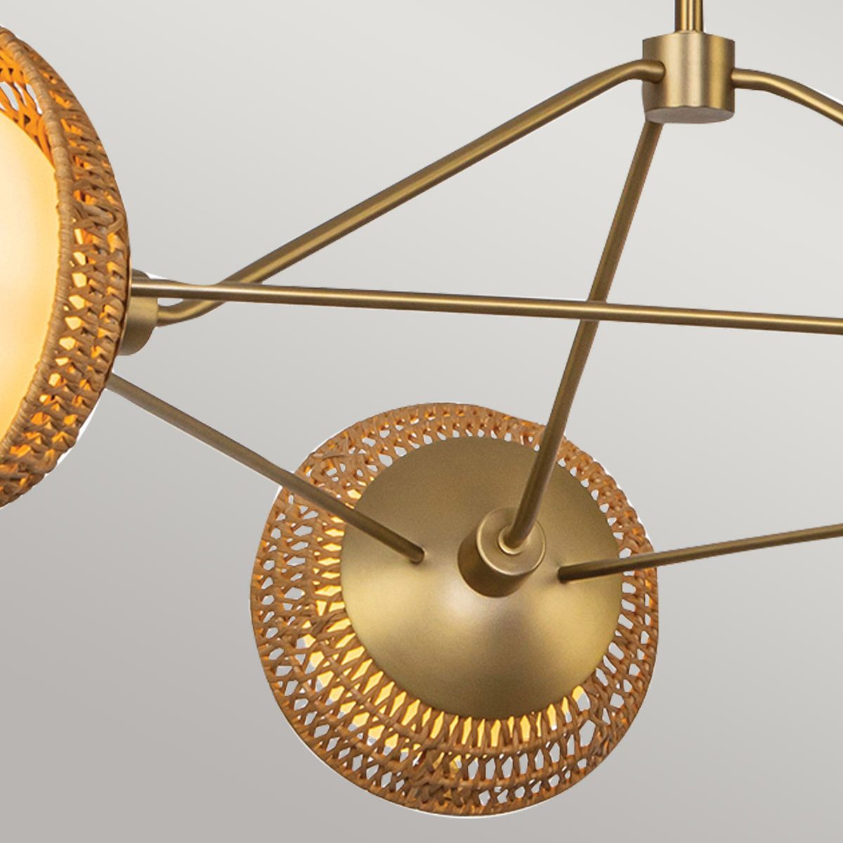 Alora Mood Perth 3 Light Gold Chandelier