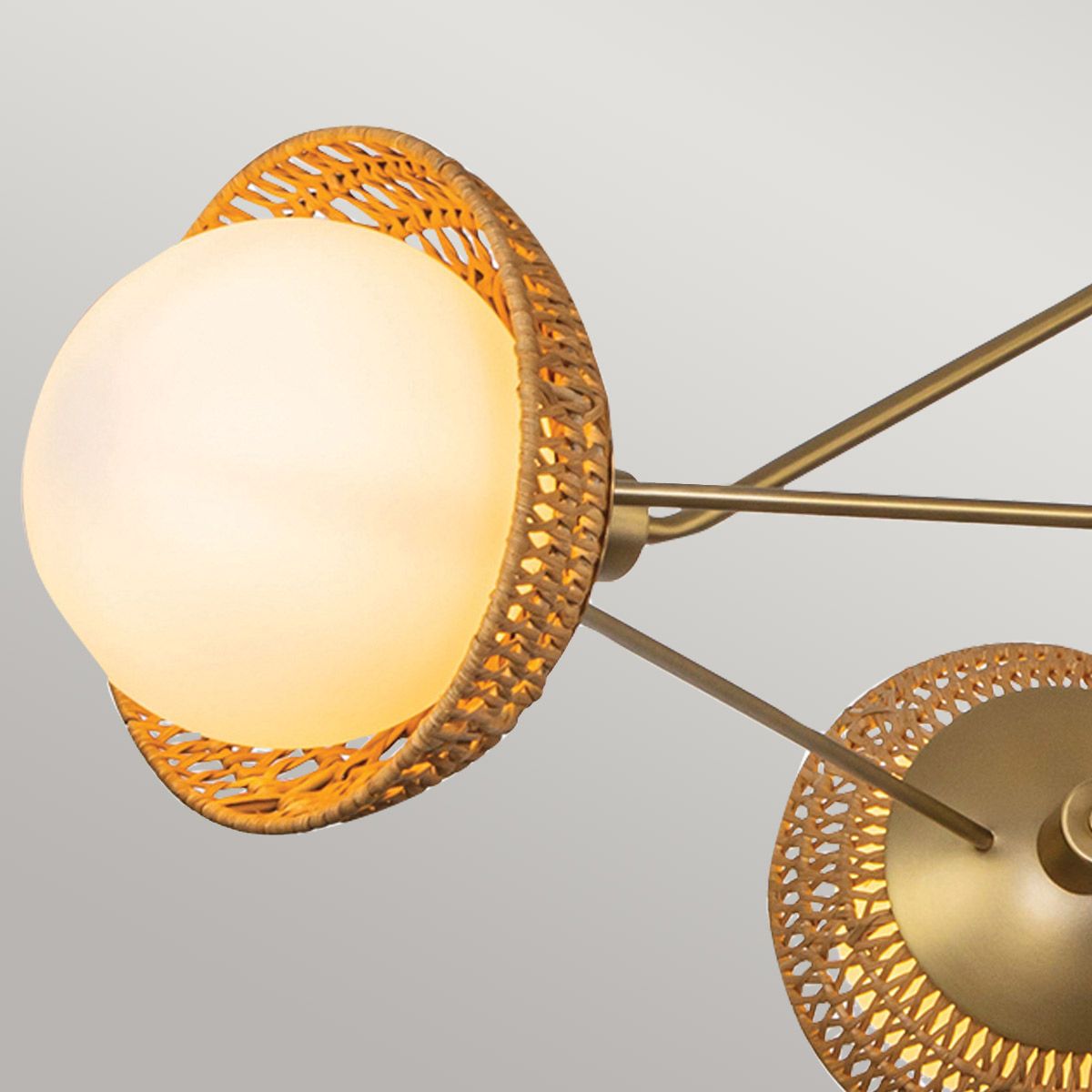 Alora Mood Perth 3 Light Gold Chandelier