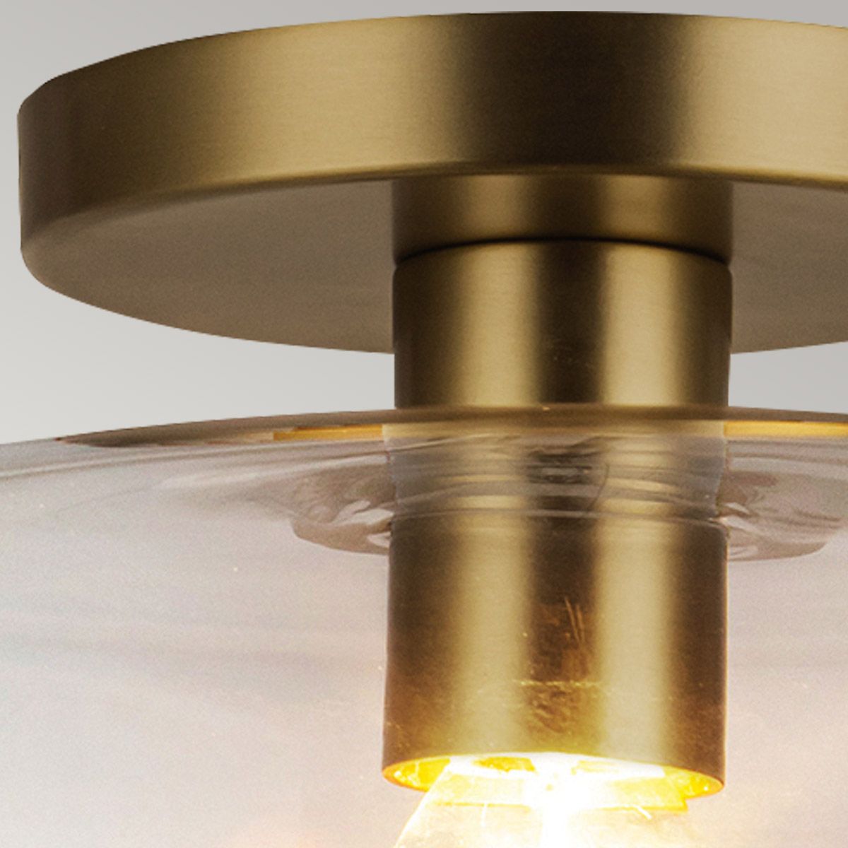 Alora Mood Sylvia Gold Semi Flush Ceiling Light-OPEN-BOX-130226