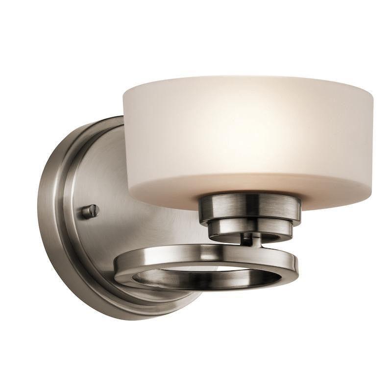 Kichler Aleeka Classic Pewter Art Deco Wall Light-OPEN-BOX-50-040626