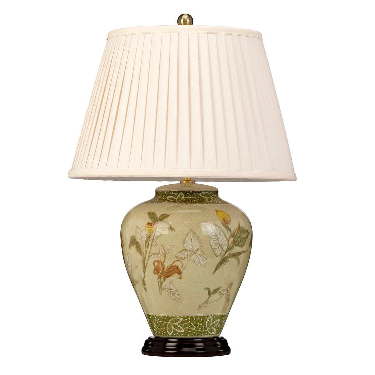 Elstead Arum Lily Ceramic Table Lamp-warehouse-clearance-270826