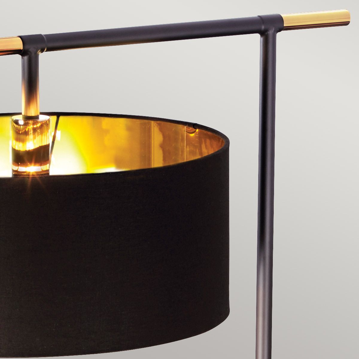 Balance 1 Light Black Floor Lamp