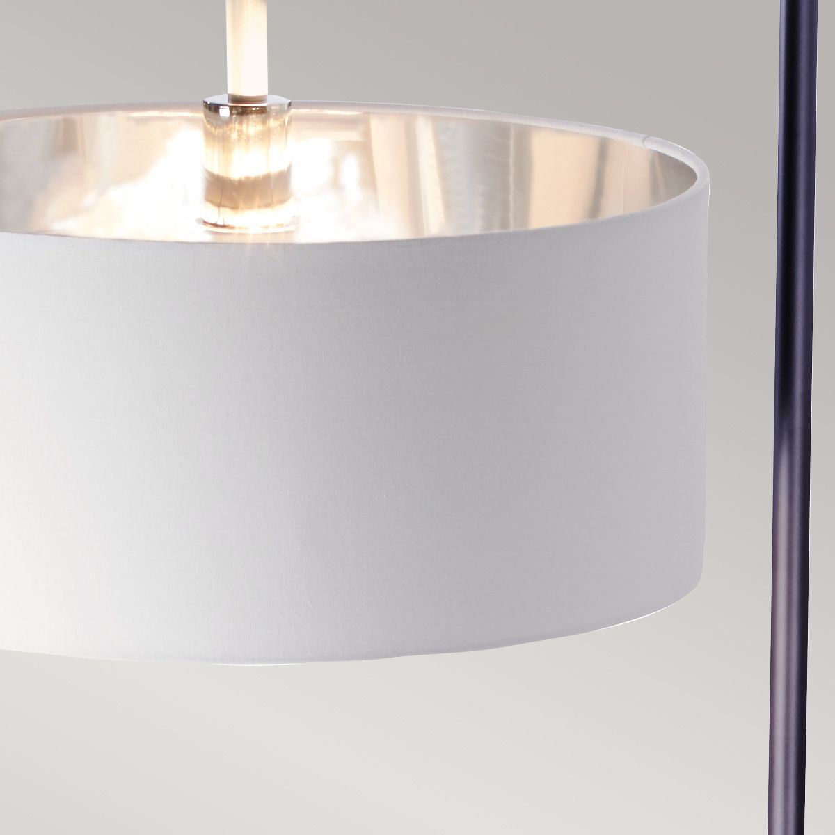 Balance 1 Light Black & Nickel Floor Lamp