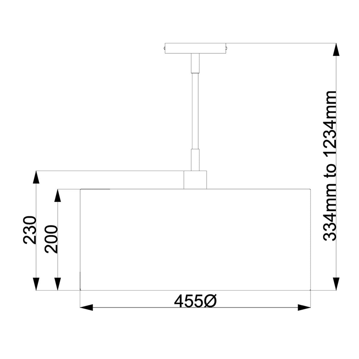 Balance 1 Light Black Ceiling Pendant Light