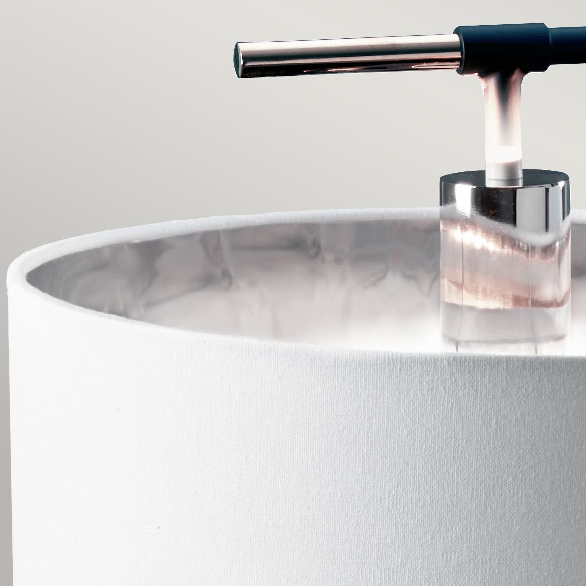 Balance 1 Light Black & Nickel Table Lamp