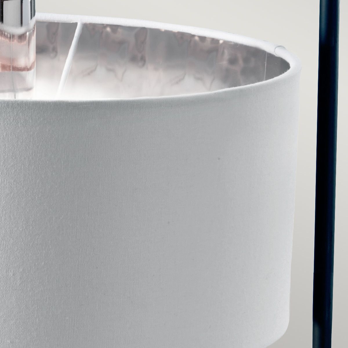 Balance 1 Light Black & Nickel Table Lamp