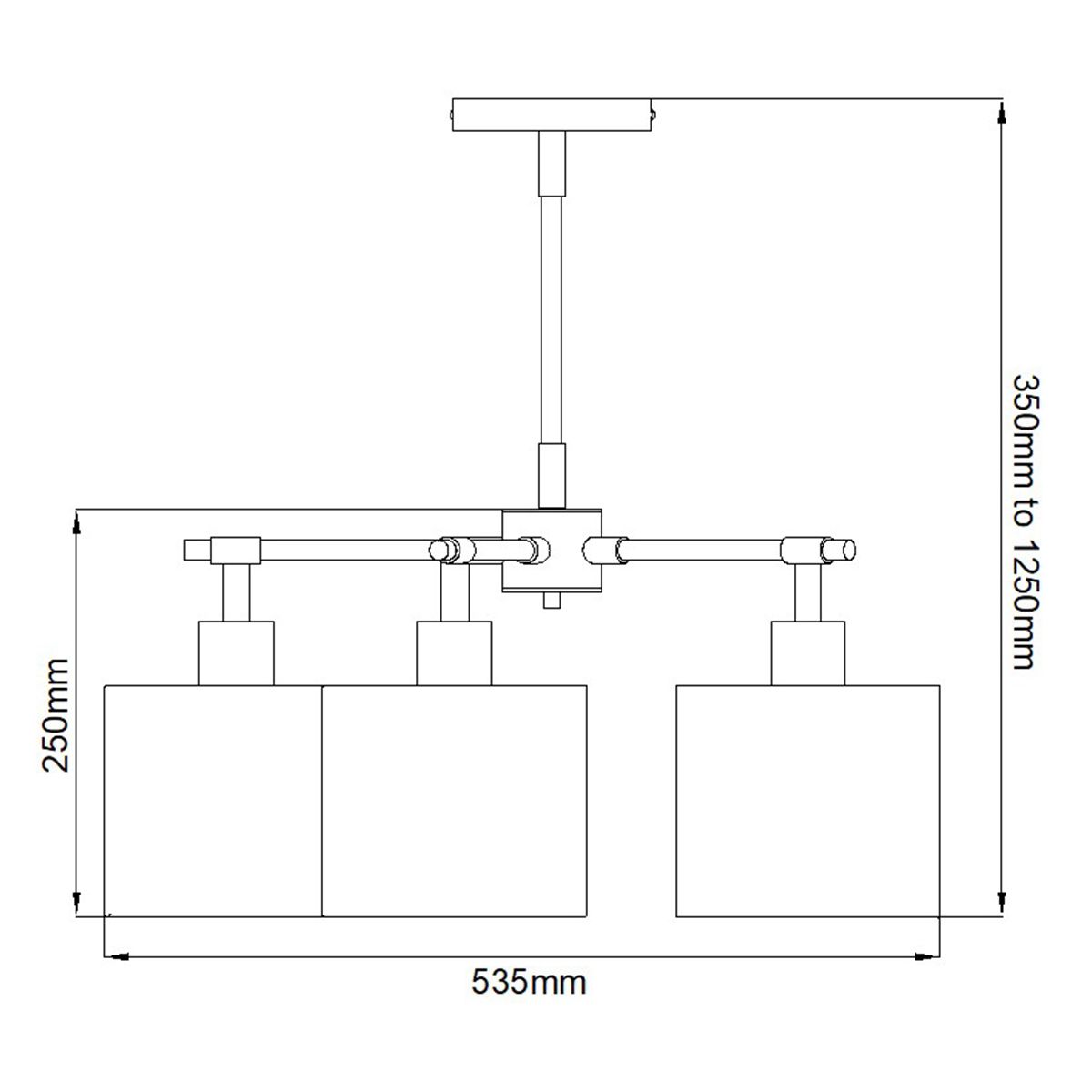 Balance 5 Light Brown & Polished Brass Wall Light - Elstead — rear view