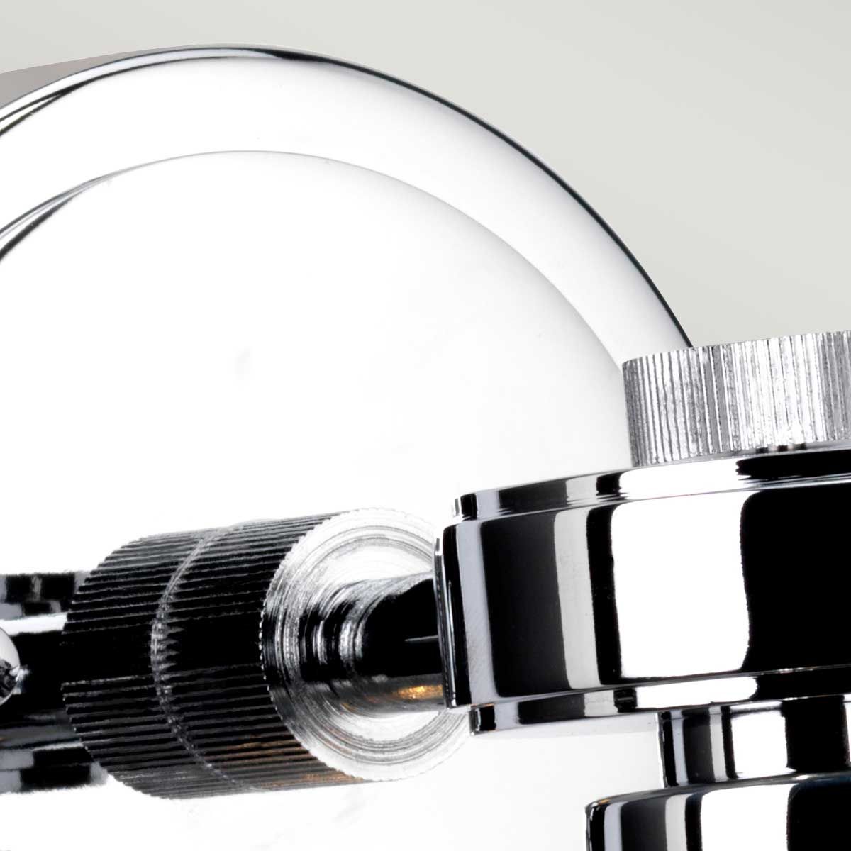 Gunnislake Polished Chrome Bathroom Wall Light-warehouse-clearance-140826