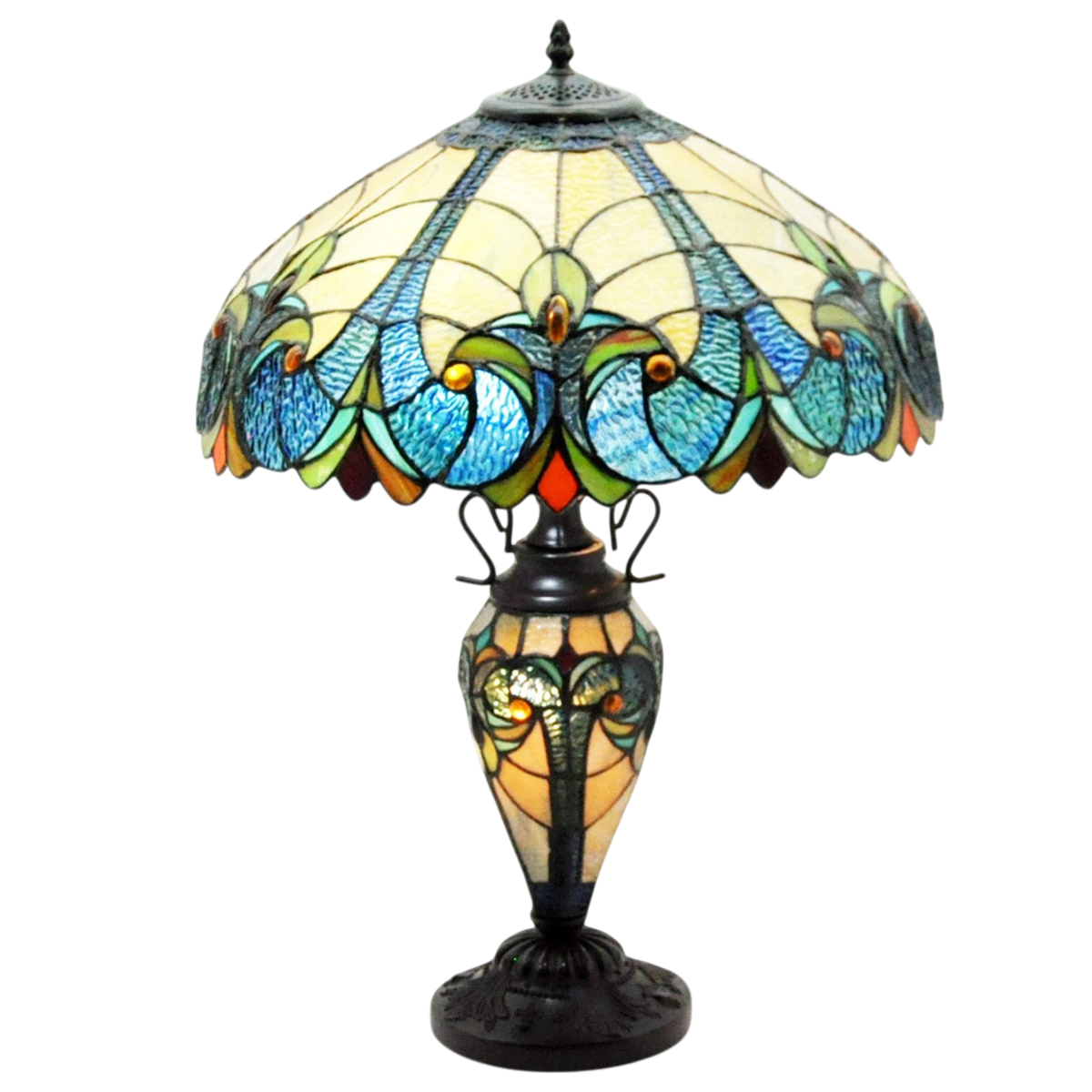 Minster Hampton Tiffany Table Lamp