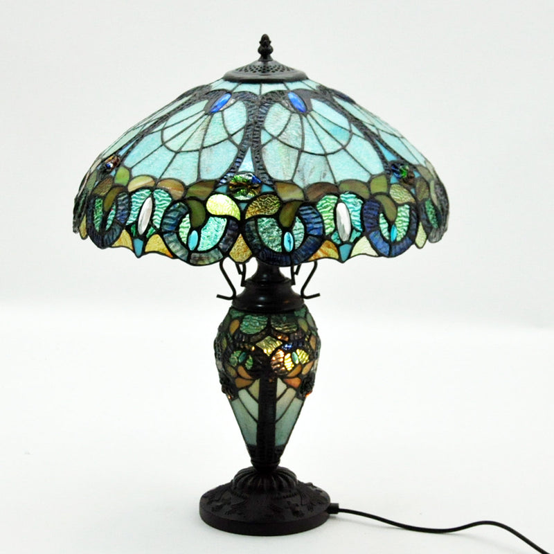 Minster Copeland Double Tiffany Table Lamp