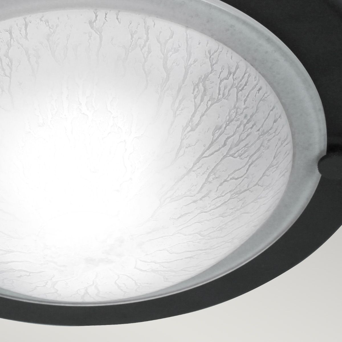 Berwick Black Flush Ceiling Light