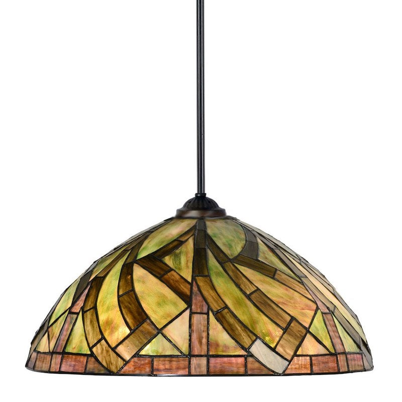 Bocastle Fixed Tiffany Pendant Light by ADT — suits living rooms, dining rooms & hallways