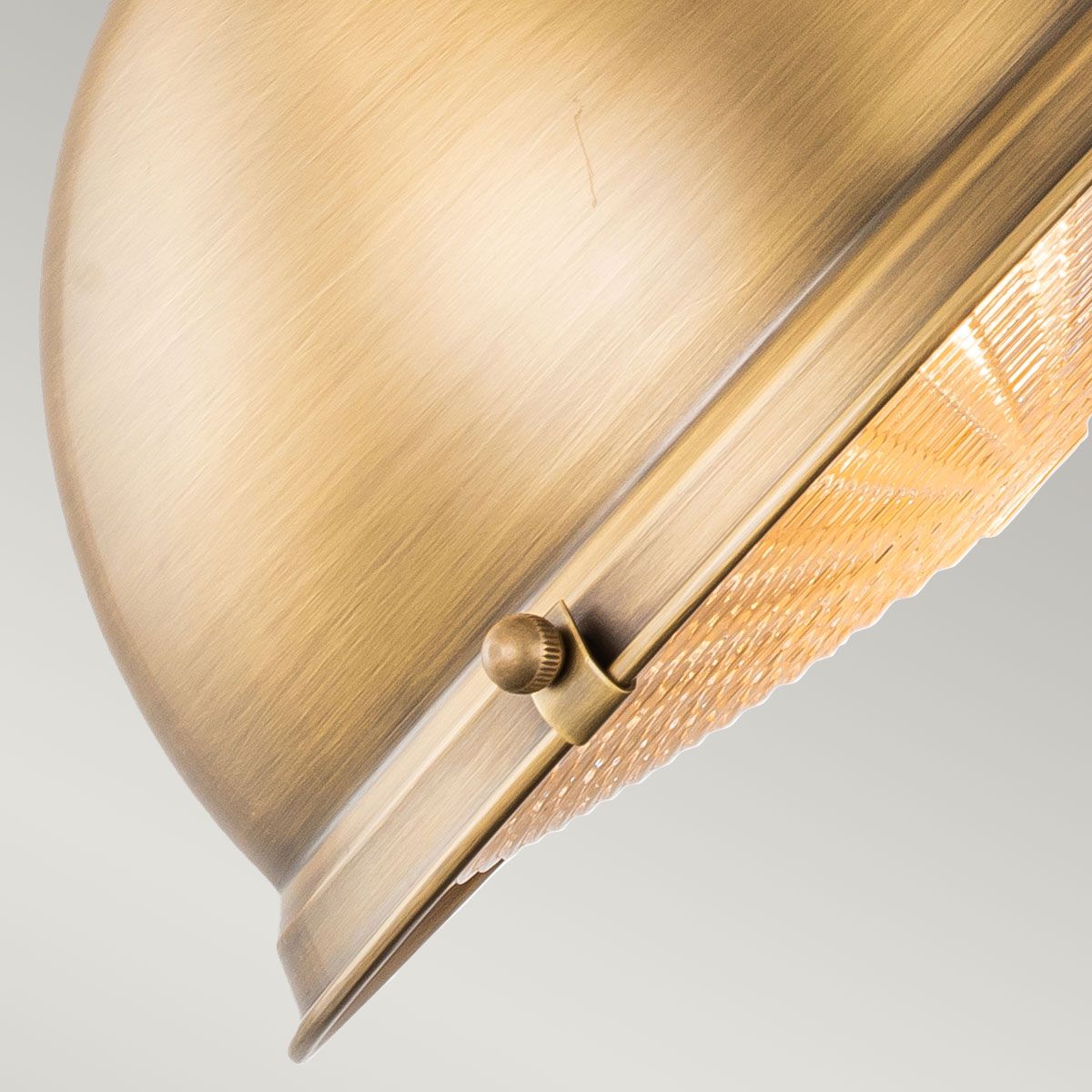 Chiswick 1 Light Brass Sign Light