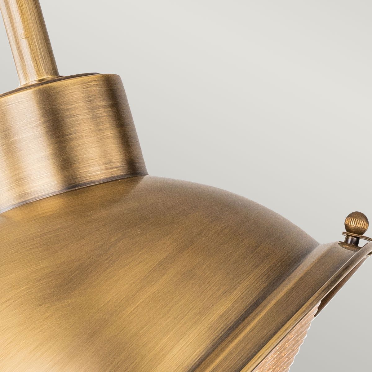 Chiswick 1 Light Brass Sign Light