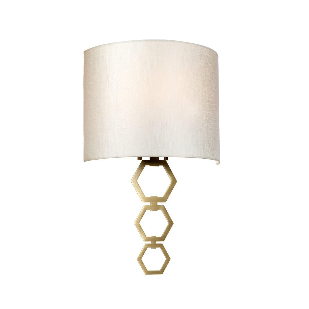 Clark Medium 1 Light Aged Brass Wall Light Elstead Lighting-WAREHOUSE-40-130226