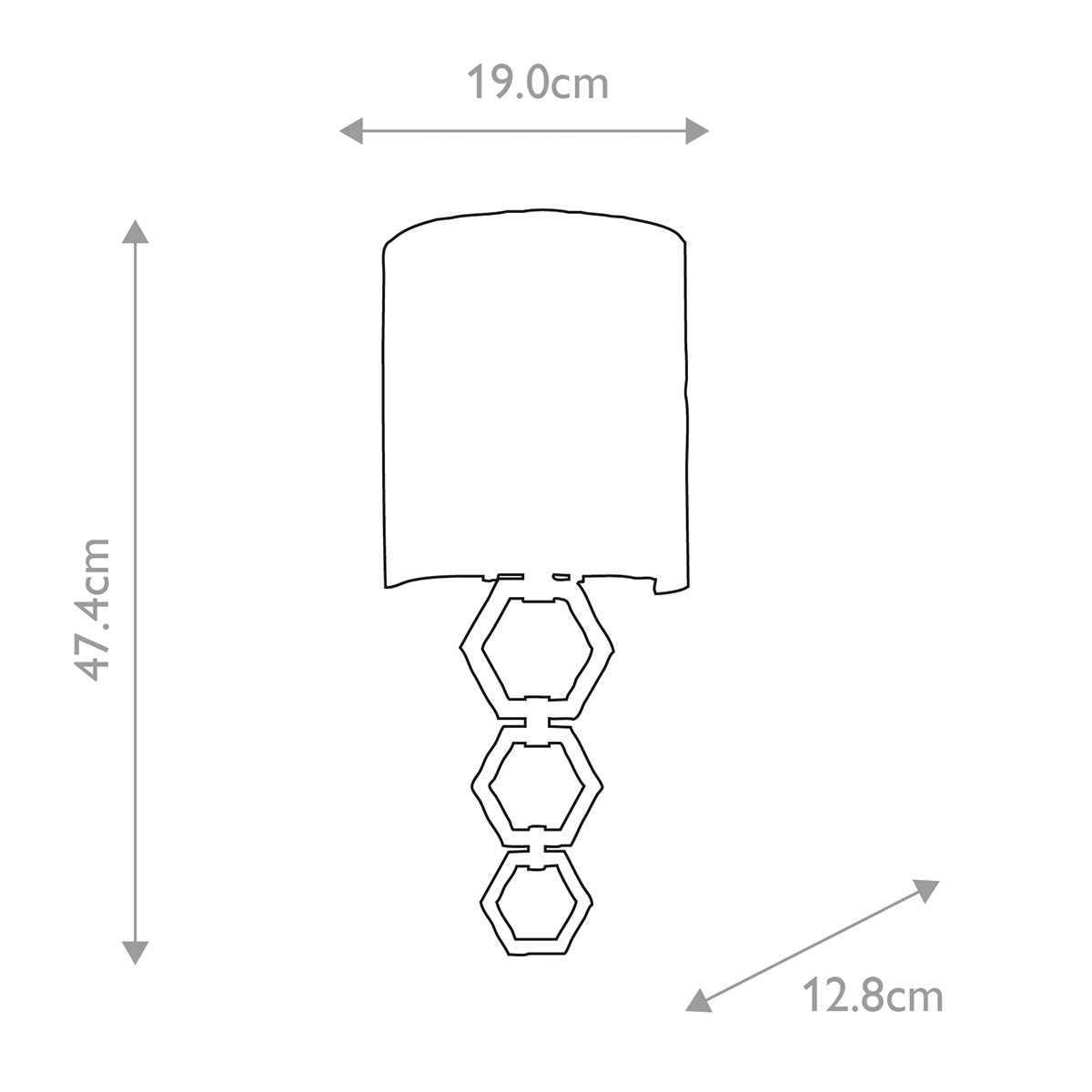 Elstead Clark Small 1 Light Polished Chrome Wall Light