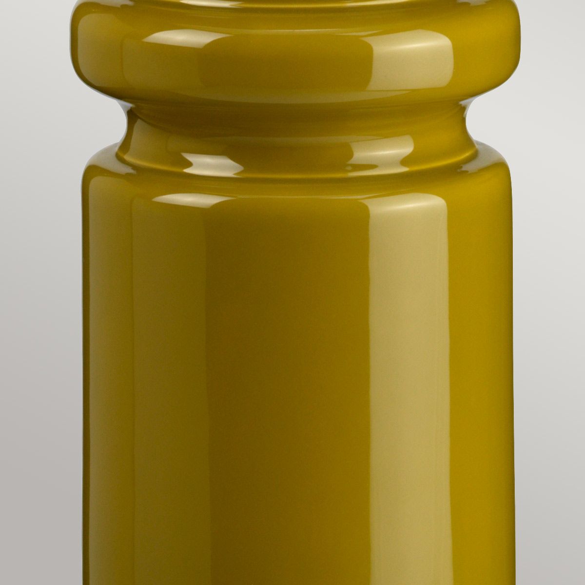 Elstead Contour Lime Glaze Ceramic Table Lamp - Lime Shade