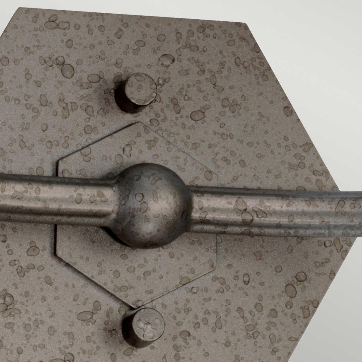 Crown 2 Light Iron Gate Wall Light Elstead Lighting-OPEN-BOX-01-04-26